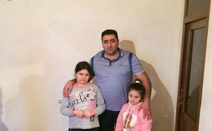 Ramil Səfərov şəhid ailəsində - FOTO